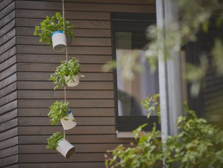 Upcycling - Blumenampel