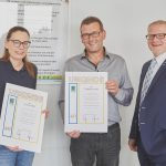 Mitarbeiterehrung Petra Waist und Thomas Hahn