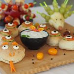 Partyschlange aus Lebensmittel für Kinder