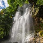 Der Uracher Wasserfall auf der Schwäbischen Alb
