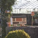 "Zirkuswagen"-Insektenhotel aus Naturmaterialien