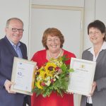 Ihr 40-jähriges Betriebsjubiläum feierte Agnes Hog in Mannheim
