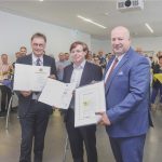 EDEKA Südwest ehrt Mitarbeiter für 50-jährige Betriebszugehörigkeit.