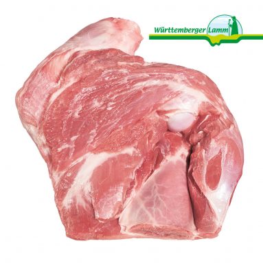 Rohes Fleisch von der Lamm-Schulter