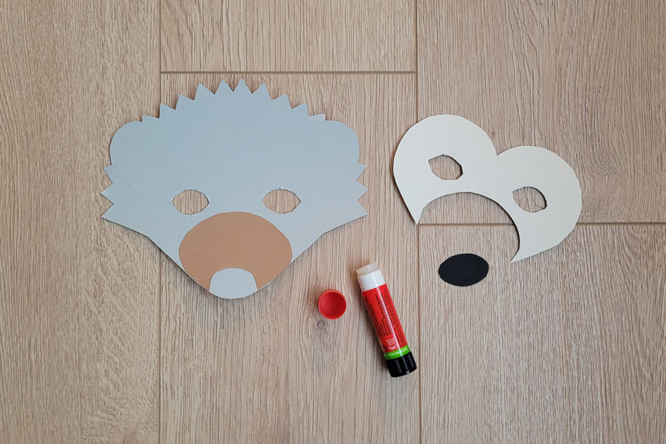  Basteln für Kinder: Tiermasken einfach selbst gemacht - #zukunftleben Motiv 