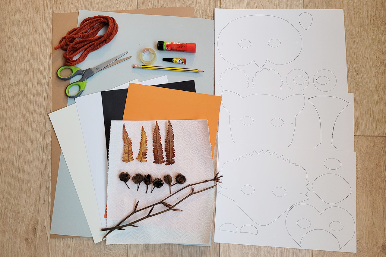  Basteln für Kinder: Tiermasken einfach selbst gemacht - #zukunftleben Bildidee 