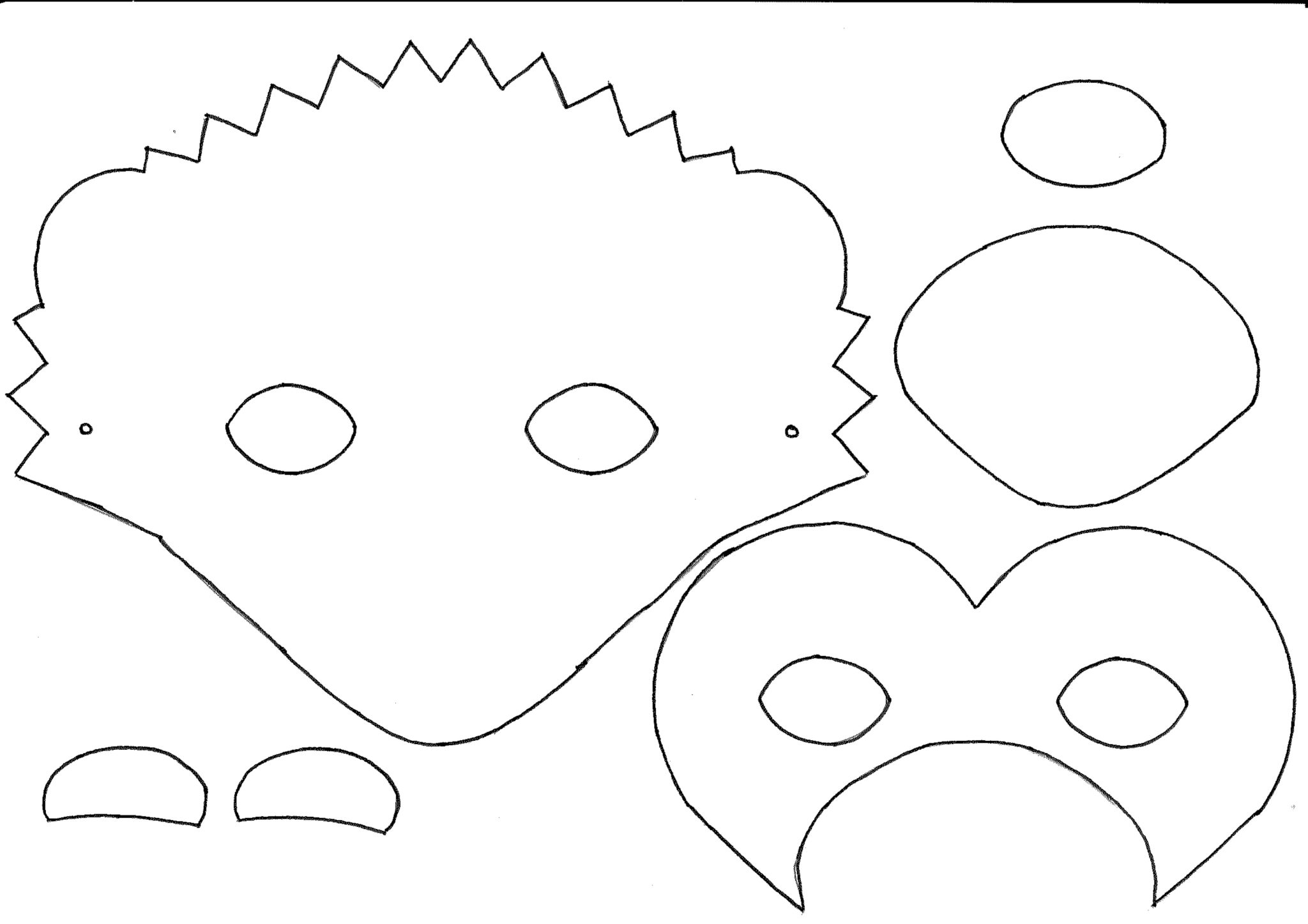 24 Tier-Masken Zum Bemalen – Inkl. Buntstifte & Gummibänder Für Kindergeburtstage