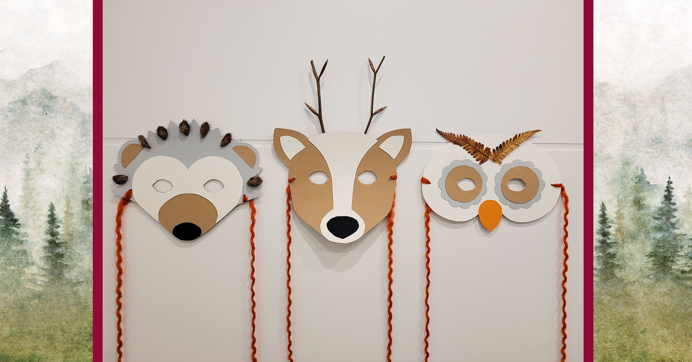  Basteln für Kinder: Tiermasken einfach selbst gemacht - #zukunftleben Bildidee 