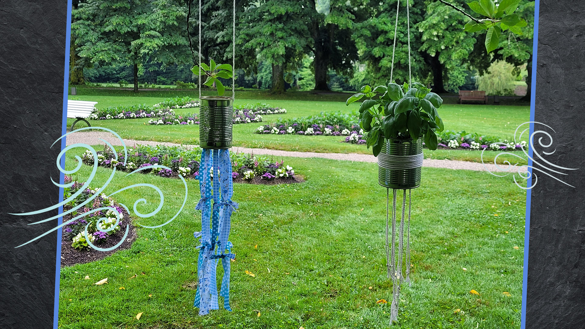 Selbst gemacht Windspiel aus Konservendosen basteln zukunftleben